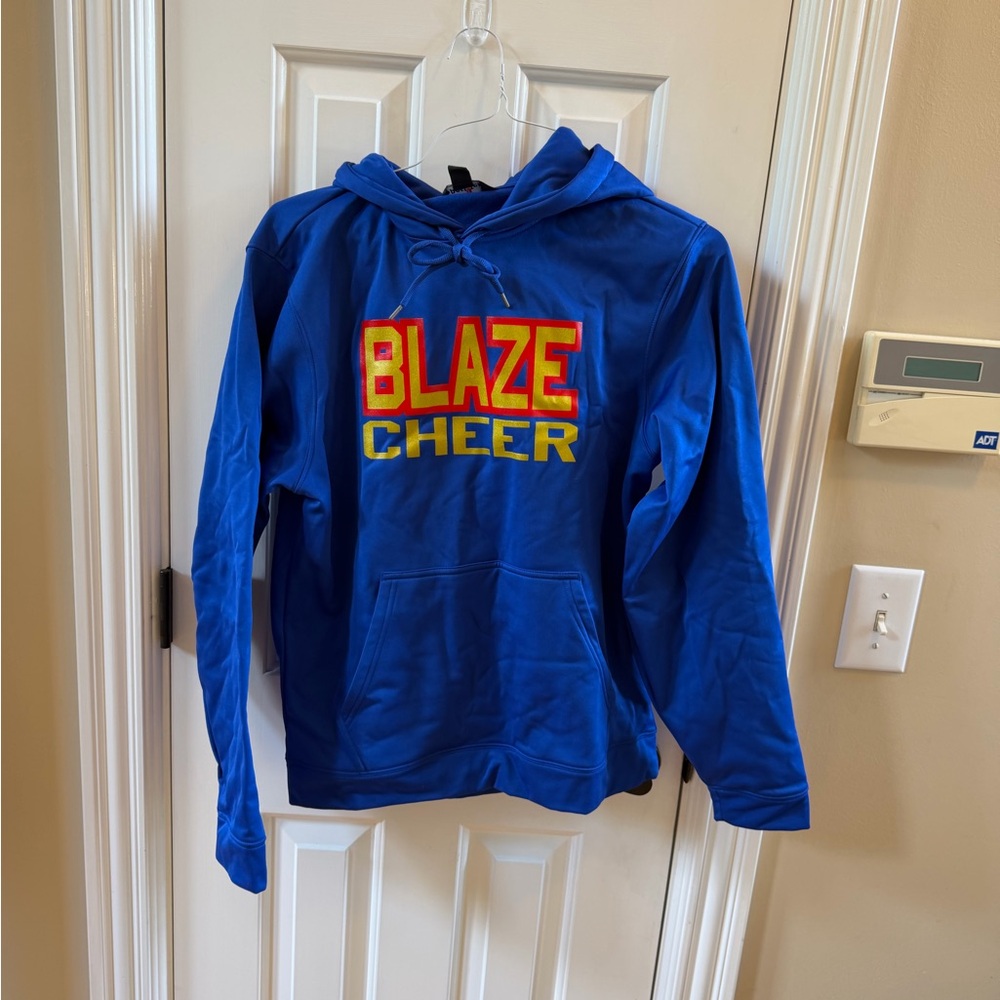Blue Performance Fleece Hoodie NWOT